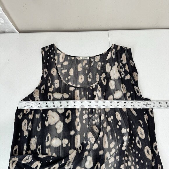 L'Agence Womens Dress 8 Gray Silk Wrap Slip Drape Cocktail Y2K 90s Dark Feminine - Picture 3 of 12